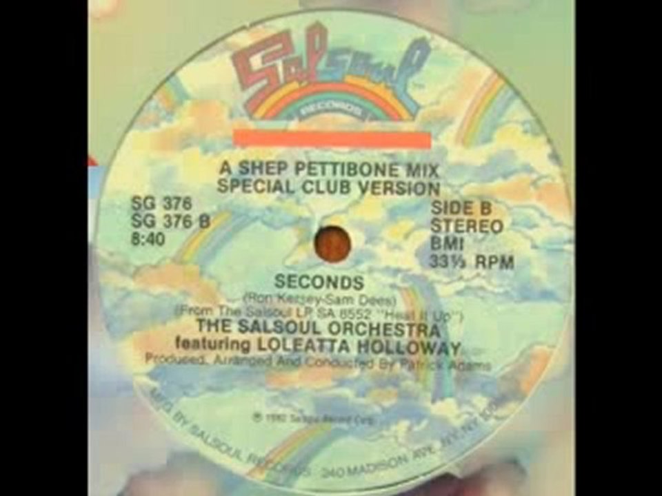 The Salsoul Orchestra ft. Loleatta Holloway - Seconds