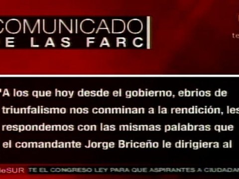 FARC se niegan a deponer las armas
