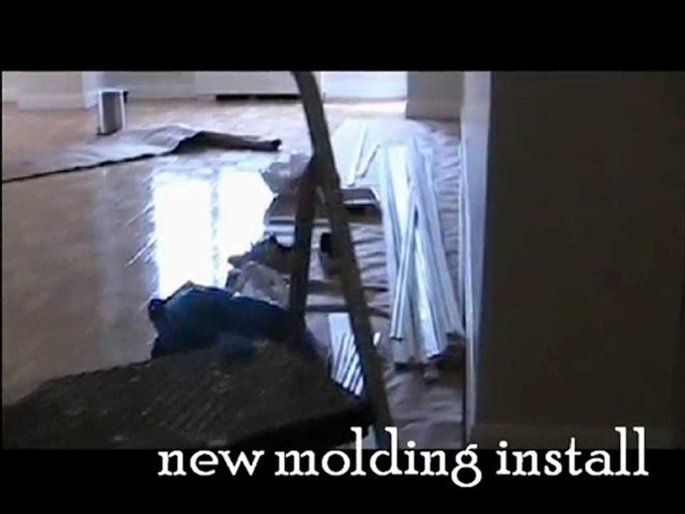 NYC how to prep for paint and molding install