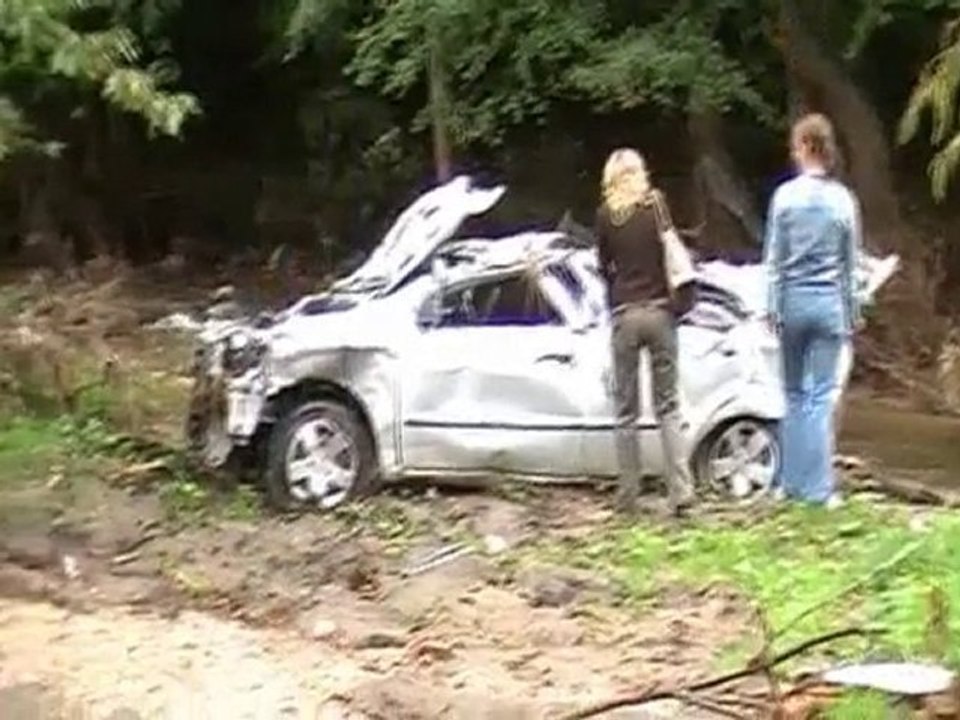 Przekazanie darów dla powodzian - Bogatynia, Sieniawka