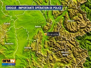 Opération anti-drogue d’envergure à Grenoble