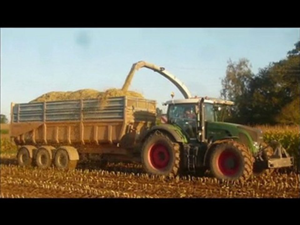 Ensilage maïs 2010 chantier numéro 2 séquence 1