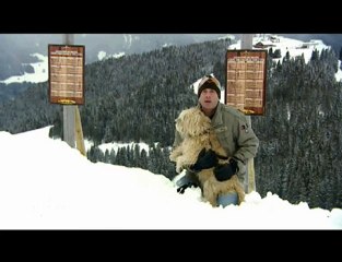 A la neige avec son chien