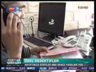 trt izmir dedektiflik türkiyede bir ilk