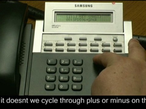 How to Assign Speed Dial Key on a Samsung Telephone System