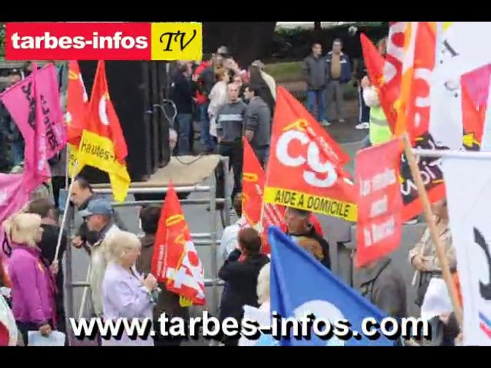 Retraites : Toujours une très forte mobilisation à Tarbes