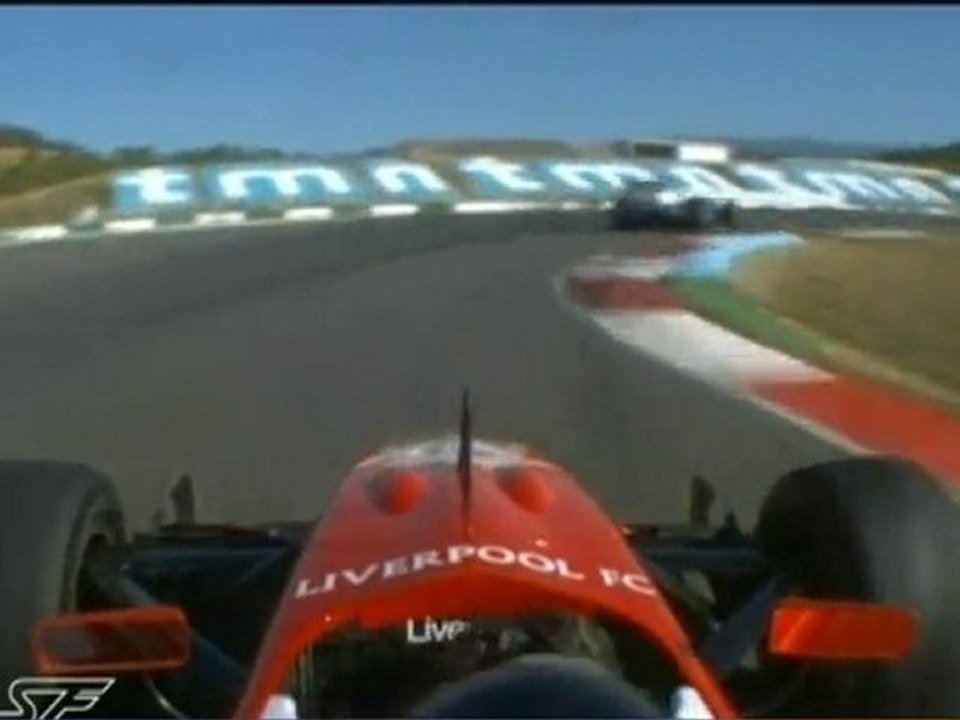 3way battle SuperLeague Formula 2010 Rd09 Portimao