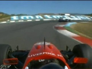 3way battle SuperLeague Formula 2010 Rd09 Portimao