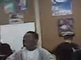 Teacher explodes in classroom