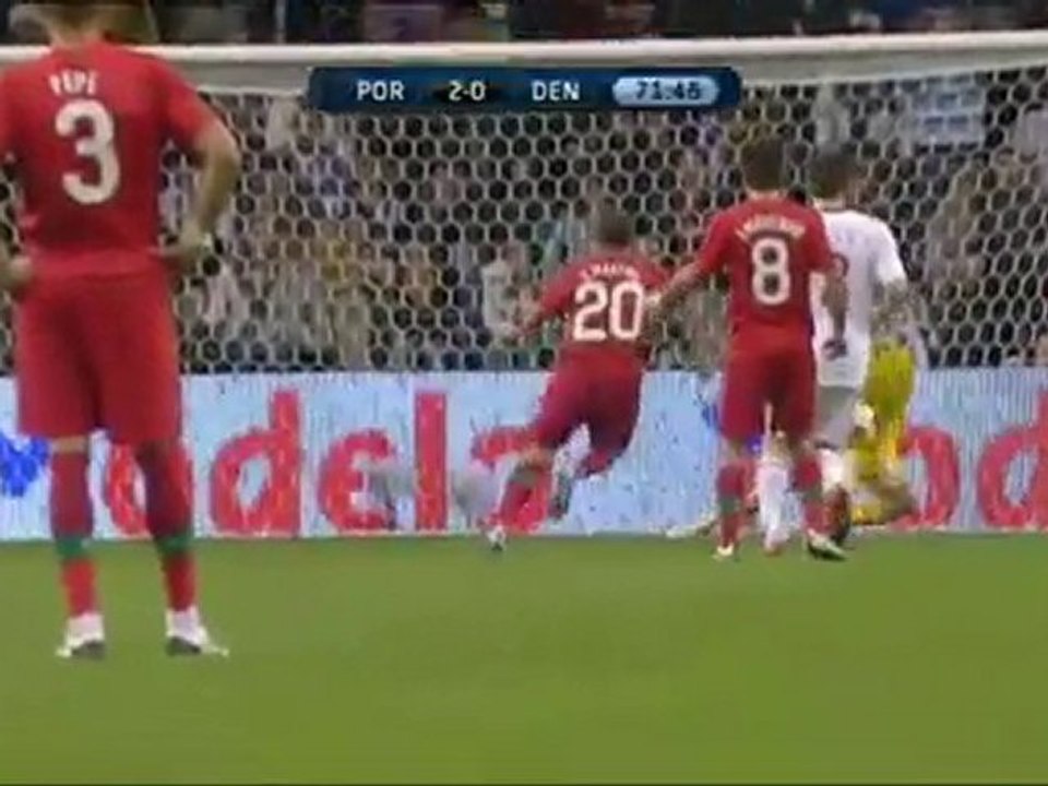 Euro 2012. Portugal 3-1 Danemark