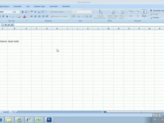 Excel de Eğer formülünü kullanımı...
