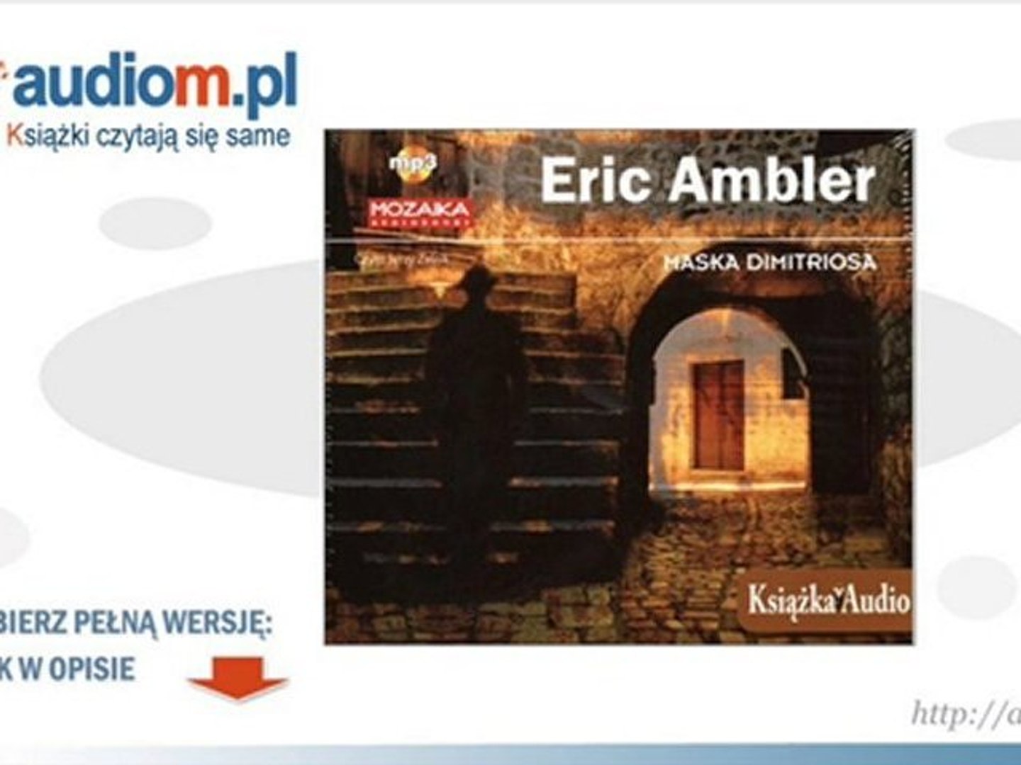 ⁣Maska Dimitriosa - Eric Ambler - audiobook