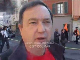 Contre la réforme des retraites 12 octobre à Colmar