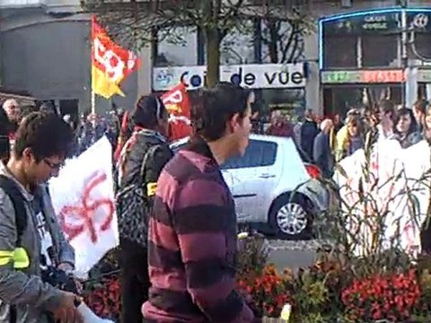 Greve et manifestations,pour la défense des retraites