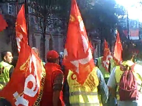 Greve et manifestations,pour la défense des retraites