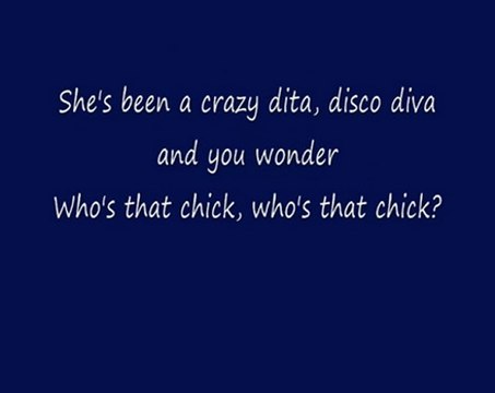 Rihanna feat. David Guetta - Who's that chick (lyrics) HQ