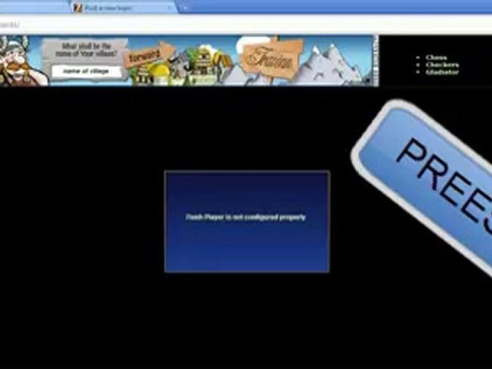 Gamezer Plash Player Problem
