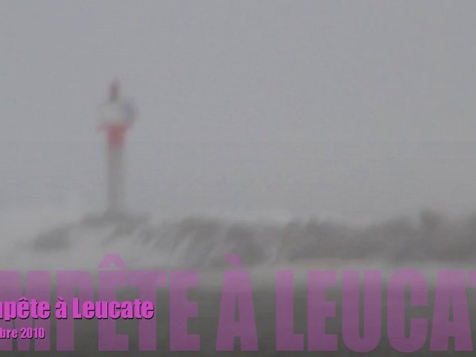 Tempête à Leucate 11 octobre 2010