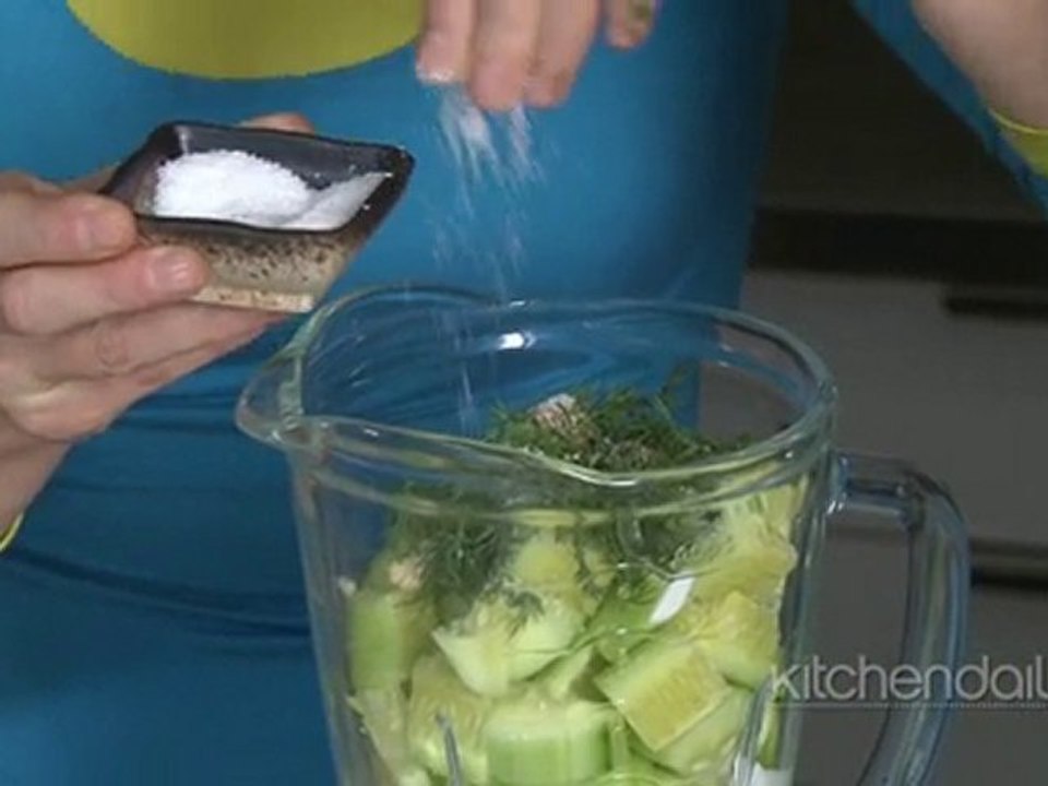 KitchenDaily - Shake it Up - Cold Cucumber Soup