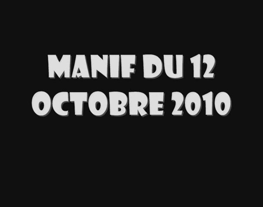 Manif du 12 10 2010