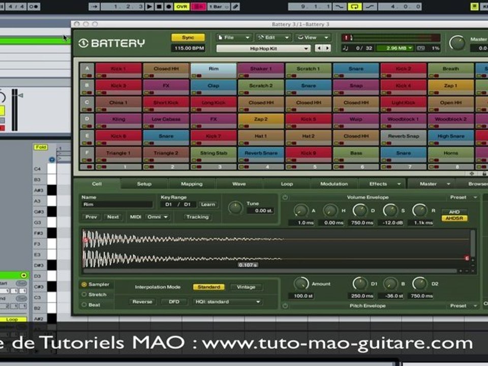 TUTO MAO : BATTERY 3 NATIVE INSTRUMENTS PART2