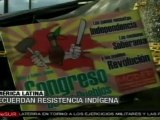 América Latina conmemora 12 de octubre como día de resiste