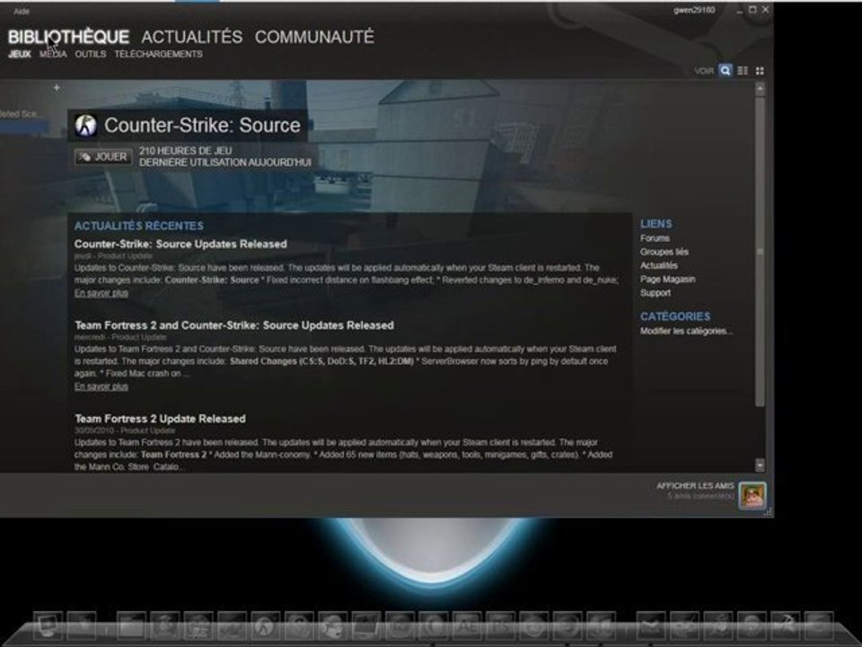 Tuto activer la console de css (Counter Strike Source)