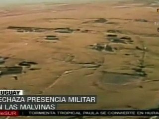 Uruguay rechaza presencia militar en Las Malvinas
