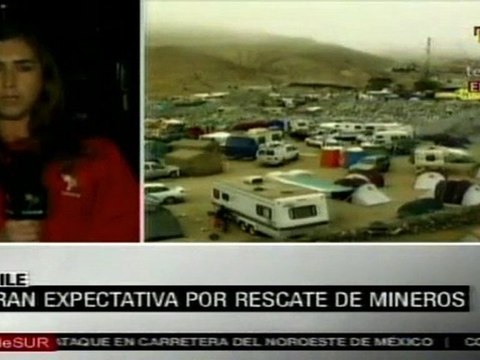 Gran expectativa por rescate de mineros