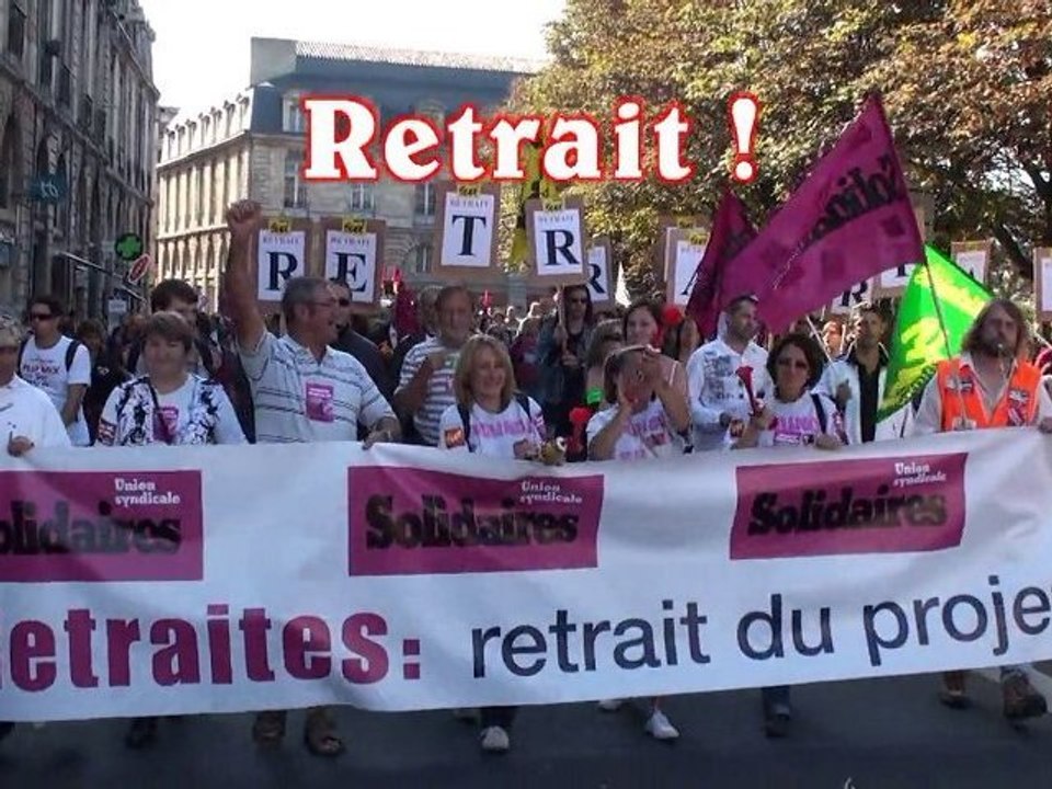 Manifestation Retraites 12 octobre 2010 à Bx