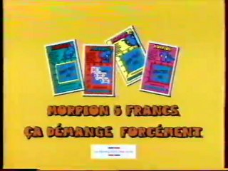 Publicité Morpion Francais des jeux 1996