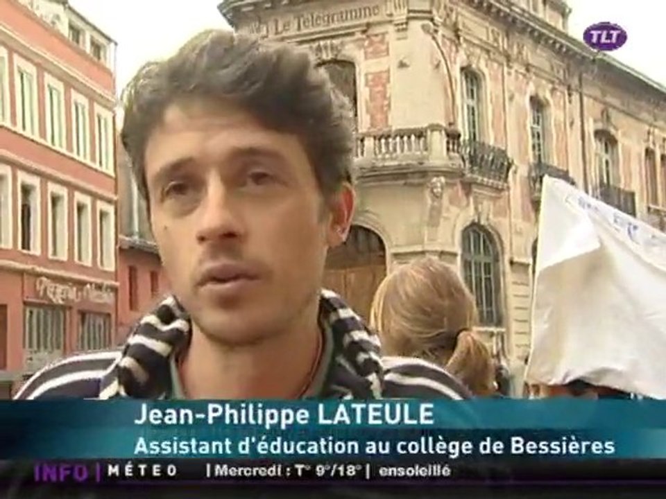 Retraites : La manif du collège de Bessières irrite l'UMP
