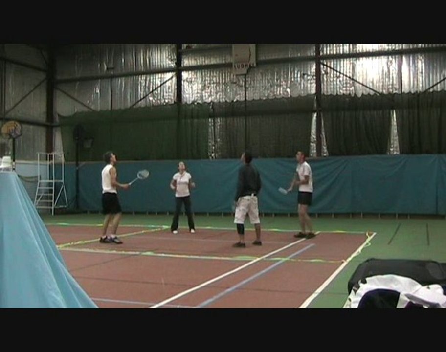 verticalbad ou verticalbadminton nouveau sport de raquette