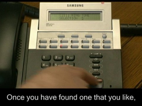 How to Change a Personal Ring Tone on a Samsung Telephone Sy