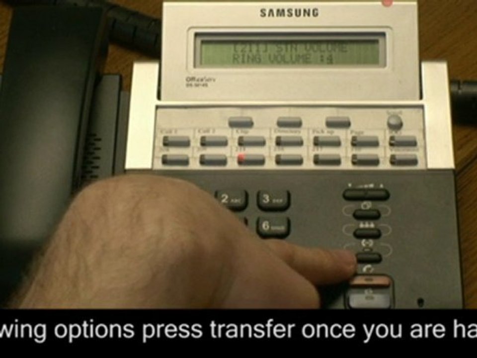 How to Change Station Volume on a Samsung Telephone System
