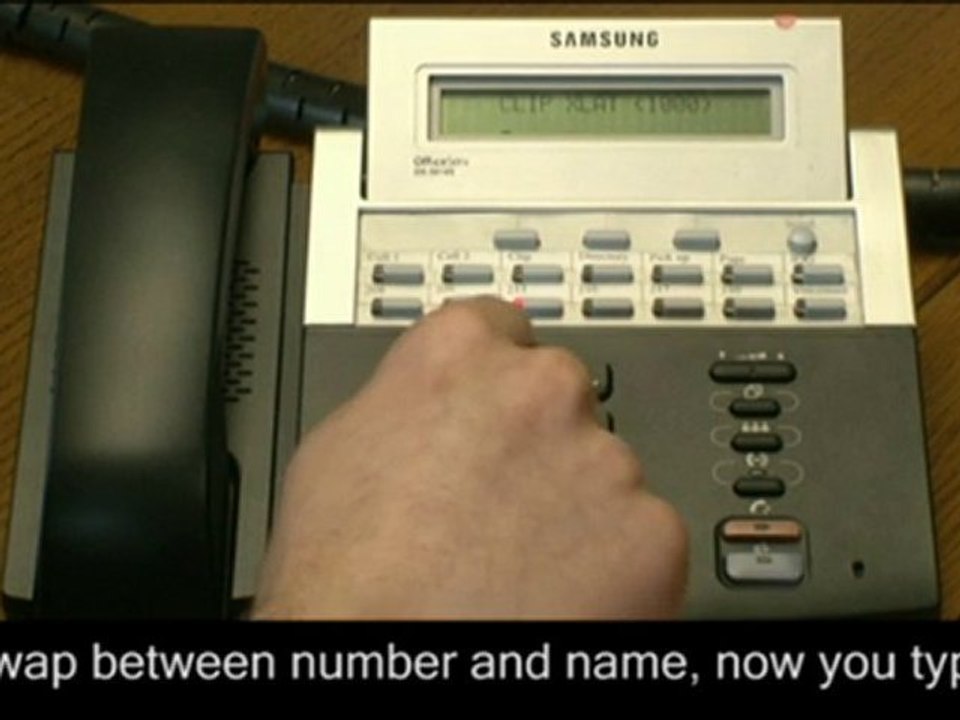 How to Use Clip Translation on a Samsung Telephone System