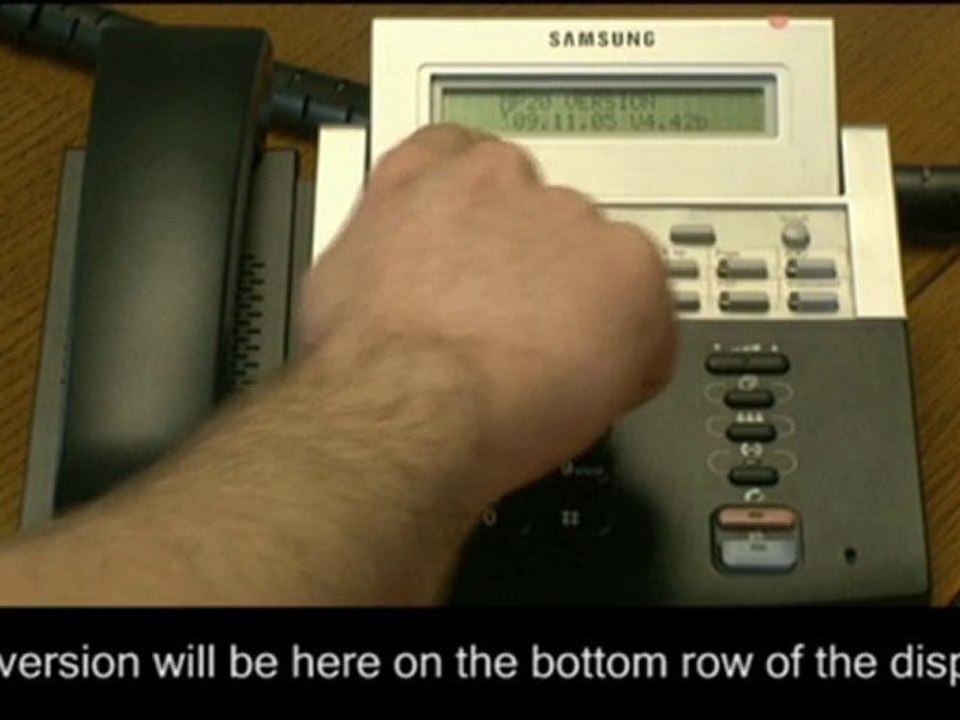 How to Use System Version on a Samsung Telephone System