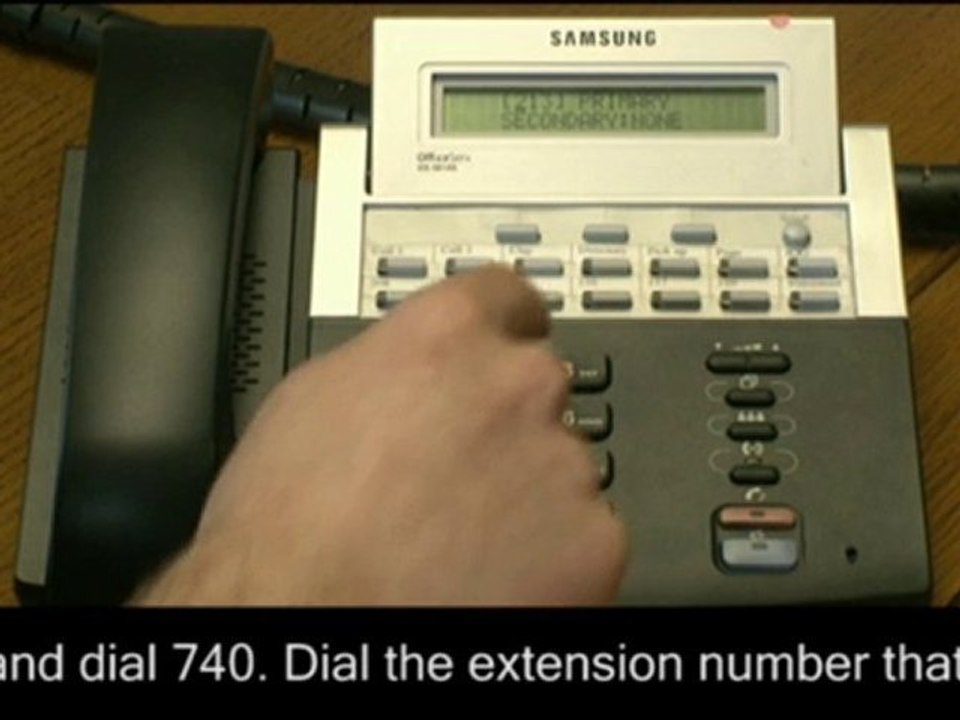 How to Station Pair on a Samsung Telephone System