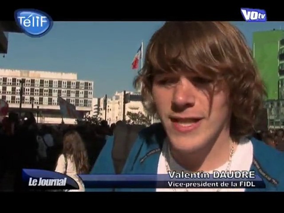 Retraites : manifestations de lycéens (Val-d'Oise)