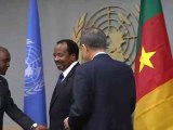 Président Paul Biya et BAN KI MOON