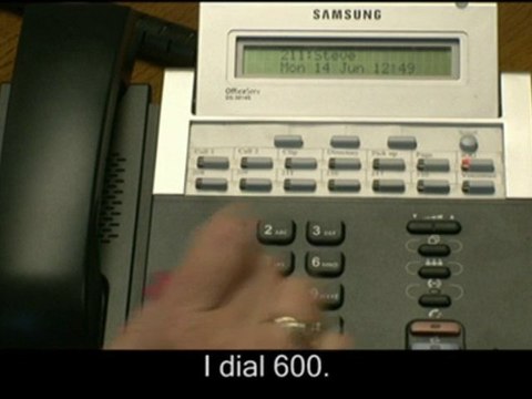 Set a Forward on DND on a Samsung Telephone System