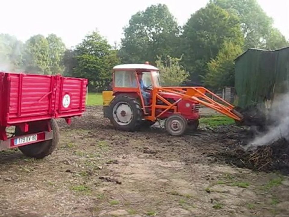 Chargement de fumier