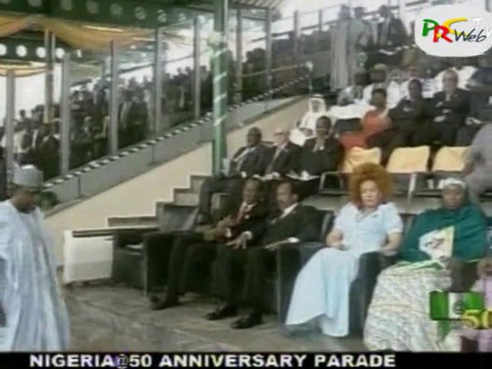 President Paul Biya au Cinquantaire du Nigéria