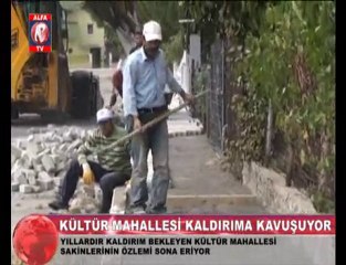 Aliağa'da Kaldırım Çalışmaları