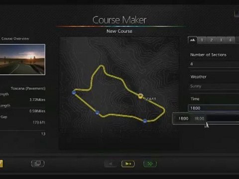 Gran Turismo 5 - L'éditeur de circuits