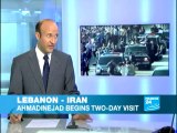 Thousands cheer Iranian leader on Lebanese visit