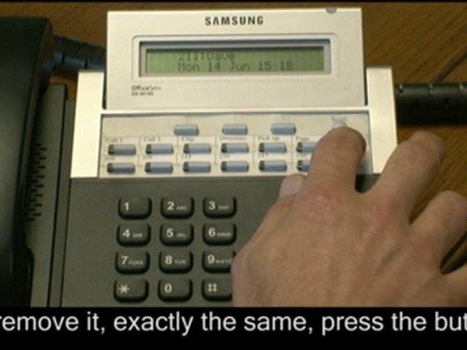 Log an Extension In/Out from Groups with Samsung Phones