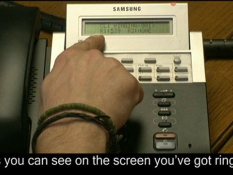 How to Change the Destination on an inbound CLI on a Samsung