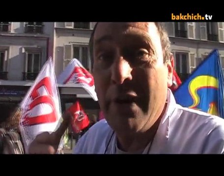 La manif contre la réforme des retraites le 12 octobre Paris