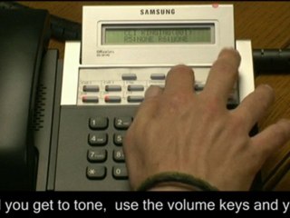 How to Change the Ring Tone CLI on a Samsung Phone System